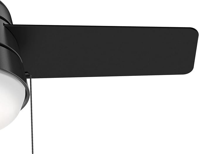 Hunter Aker, Indoor, Ceiling Fan, Modern, Small, 36 inch, Matte Black