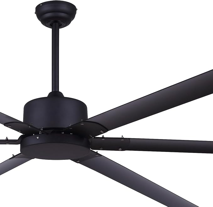 120-Inch Industrial Ceiling Fan – Powerful DC Motor & Heavy-Duty Steel Blades – Ultra-Quiet, Energy-Efficient Cooling for Warehouses, Gyms & Large Commercial Spaces – Covers 3,000+ Sq Ft