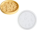BOOWAN NICOLE Silicone Concrete Incense Holder Molds Sun and Moon Cement Aromatherapy Incense Tray Mould DIY Decoration Tool (SH0913)