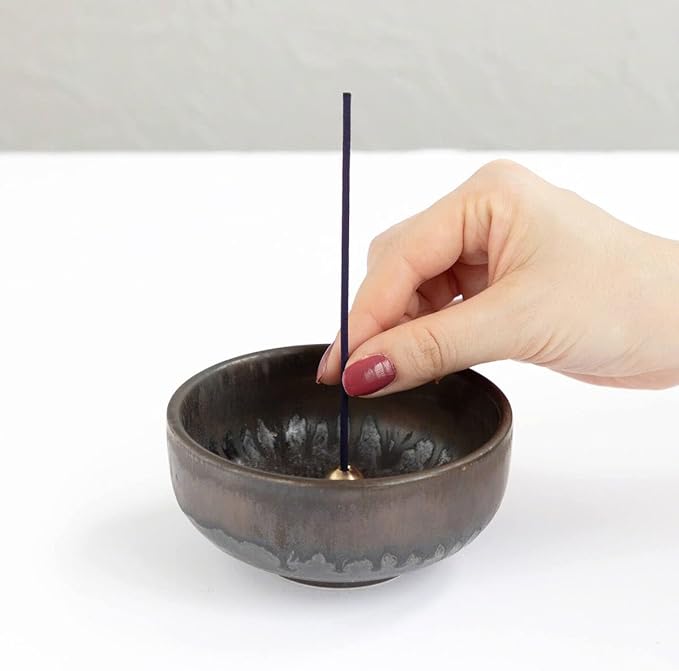 Incense Gift Set Japanese Garden & Wagiku Chrysanthemum + Zen Incense Holder
