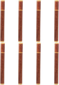 ARTIBETTER Wooden Incense Holder Tube with Lid 9.44X6.92X0.86In Smooth Natural Aromatherapy Storage Compact Incense Stick Holder for Home Decor Meditation