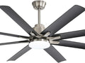 Sofucor 66 Inch Ceiling Fans with Lights, Smart Indoor Outdoor Ceiling Fan with Remote, Work with Alexa/Google, Low Profile Ceiling Fan with Light, Black Large Ceiling Fans Light for Patio Bedroom