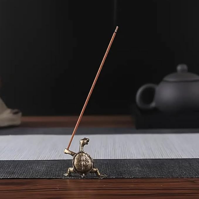Opexicos 2Pcs Turtle Shaped Incense Burner Incense Stick Burner Incense Stick Rack Incense Stick Holder Home Decor Green Red