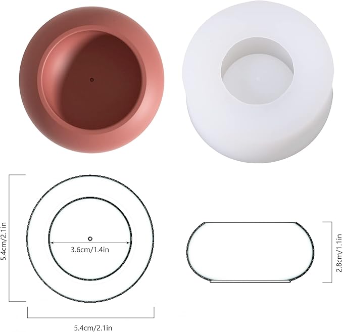 Concrete Incense Holder Silicone Mold DIY Incense Stick Cement Tray Making Mould (SH0897)