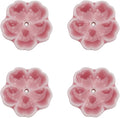IMIKEYA 4pcs Cherry Blossom Ceramic Incense Holder Incense Stick Burner Incense Stick Porcelain Holder Decoration for Home Flower Chopsticks Rest Pottery Dishes Tray Ceramics Delicate