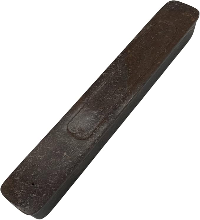 Hand Carved Soapstone Incense Burner Box 10" Inches Storage Incense Holder, Dark Brown Incense Stick Stand, Stick Holder, Incense Burners