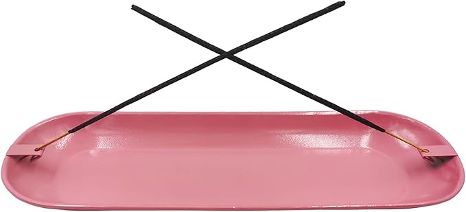 SLKIJDHFB Incense Stick Holder Palo Santo Holder, Sage Holder, Handmade Incense Burner Home Decor for Meditation Yoga Pink