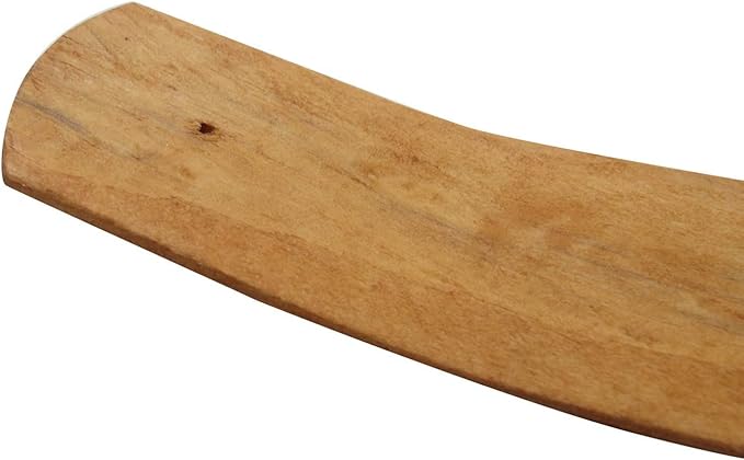 TRENDBOX 100pcs Handmade Plain Wood Wooden Incense Stick Holder Burner Ash Catcher Natural Design Buddhist