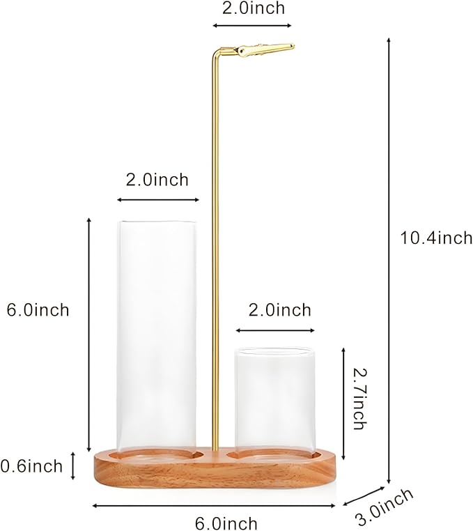 Incense Holder, 3 in 1 for Sticks with Detachable Anti-Ash Flying Incense Burner with Glass Ash Catcher andSticks Organizer Handmade Wooden Tray for Meditation Yoga Room Decor Package