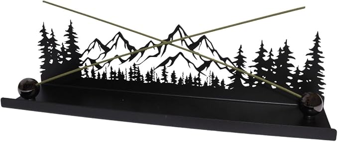 Mountain Forest Metal Incense Holder