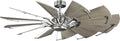 Progress Lighting Springer Collection DC Motor Farmhouse Windmill Ceiling Fan, Antique Nickel, 12-Blade (60" W x 17-3/8" H) P250000-081