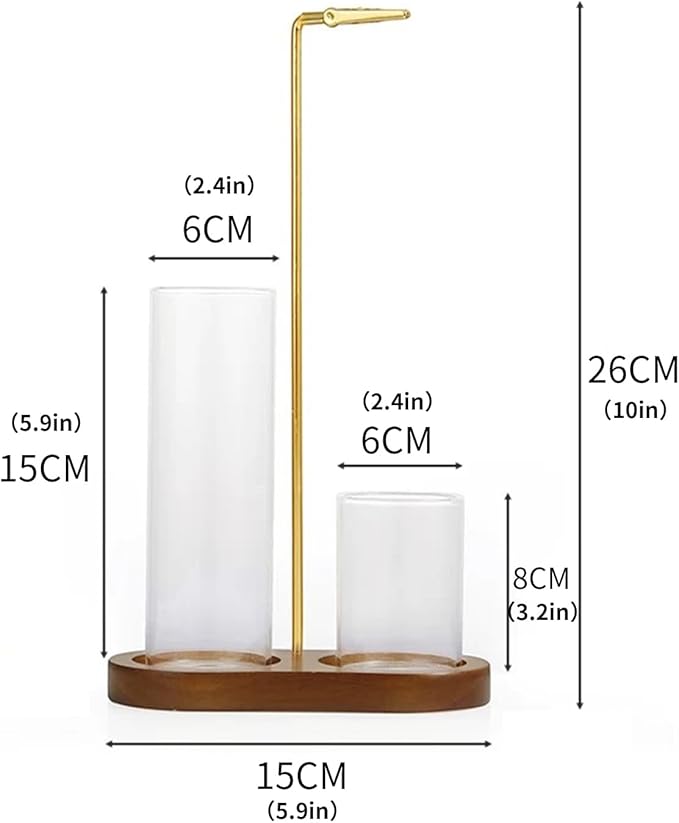 Incense Holder for Sticks with Glass Ash Catcher,Ash-Proof Incense Stick Burner,with 40 Sticks of Incence,Modern Incense Holder for Spa,Yoga,Meditation and Home Decor (2P)