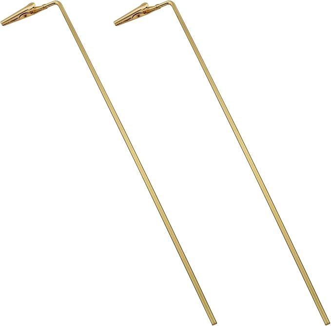 2PCS Metal Elbow Clip Stick Gold Creative Aroma Vertical Hanging Clip for Meditation Yoga Spa Room Decoration Mosquito Incense Holder Home Decoration