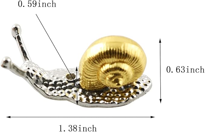 ZYAMY 2pcs Zinc Alloy Animal Incense Holder Snail Shape Incense Holder and Tortoise Shape Incense Holder Incense Clips for Stick Censer, Joss Stick, Tower Incense, Incense Coil