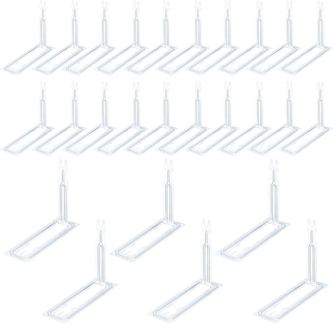 CREATCABIN 30 Pcs Mosquito Coil Mini Holder Incense Holder Portable Metal Sandalwood Mosquito Incence Burner Iron Coils Stands Clips for Home Office Patio Camping Hiking Indoor Outdoor 3.5x1.1 Inch