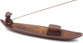 Incense Stick Holder, Incense Holder for Insence Sticks, Tray for Incense Ash, Ceramic Crafts, Chinese Classical Boat Design, Home Décor, Best for Meditation, Yoga, Home, Office