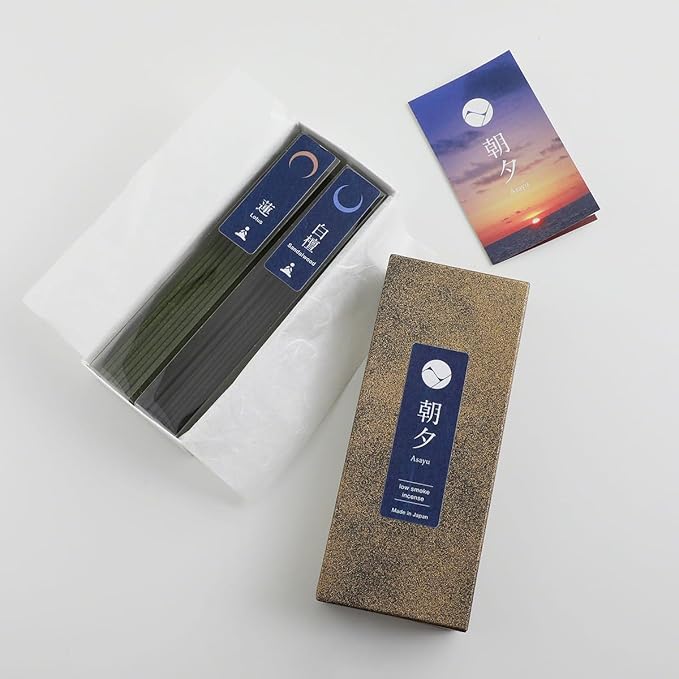 Incense Gift Set Japanese Garden & Wagiku Chrysanthemum + Zen Incense Holder