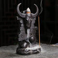 Cone Incense Holder Waterfall - Cool Smoke Back Flowing Backflow Incense Burner Ceramic Fountain, Unique Incense Sticks Holder Stand for Sticks Ash Catcher/Yoga/Meditation/Zen