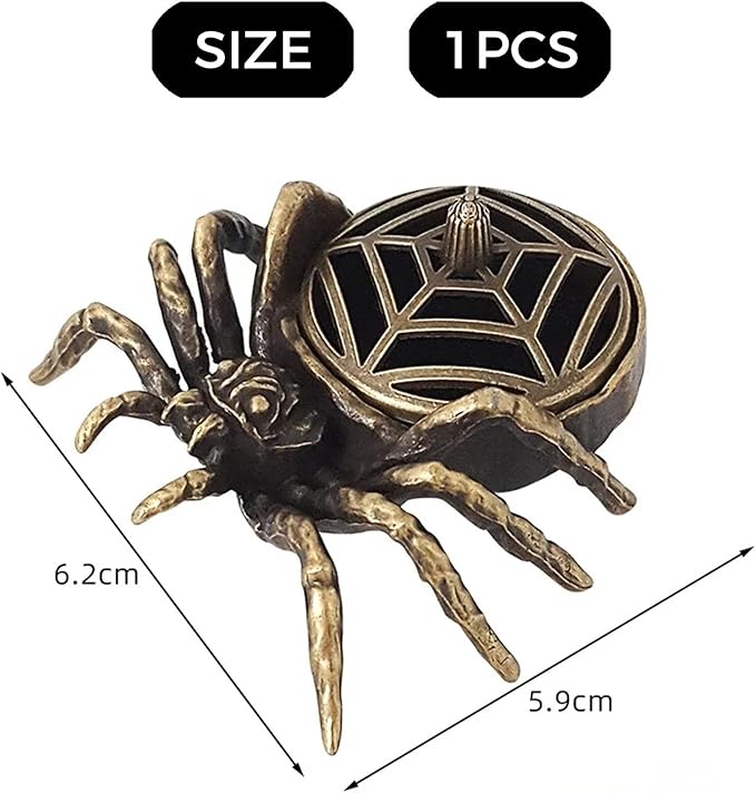 1 PSC Spider Incense Holder for Cones & Sticks, Incense Burner Holder Decor for Home, Office, Yoga, Meditation, Spa Incense Holder Cone