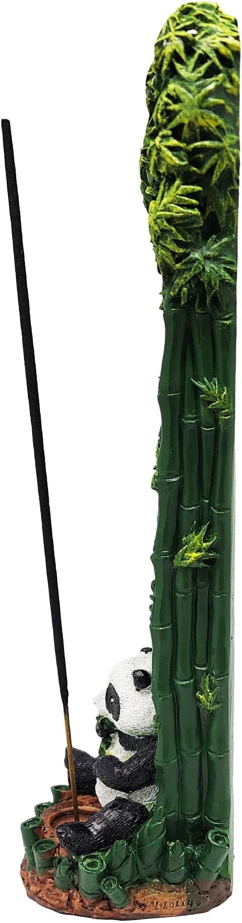 Fantasy Gifts Bamboo Panda Standing Incense Burner 10.5 Inch – Decorative Panda Incense Holder for Stick Incense, Whimsical Animal Home Décor for Meditation, Relaxation, Yoga and Aromatherapy
