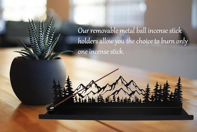 Mountain Forest Metal Incense Holder