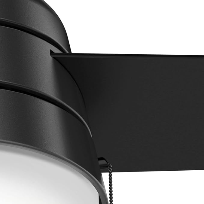 Hunter Aker, Indoor, Ceiling Fan, Modern, Small, 36 inch, Matte Black