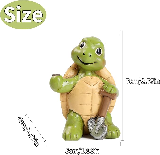 Turtle Incense Holder for Sticks and Incense Cone Holder, Mini Resin Turtle Figurines Incense Stick Holder, Cute Incense Burner for Yoga Meditation Home Office Decor,Turtles Gifts for Women (C)