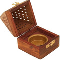 Yajna Traditional-Handmade Incense-Stick-and-Cones-Holder Incense-Burner-ash-Catcher-Stand (Wooden Pyramid)