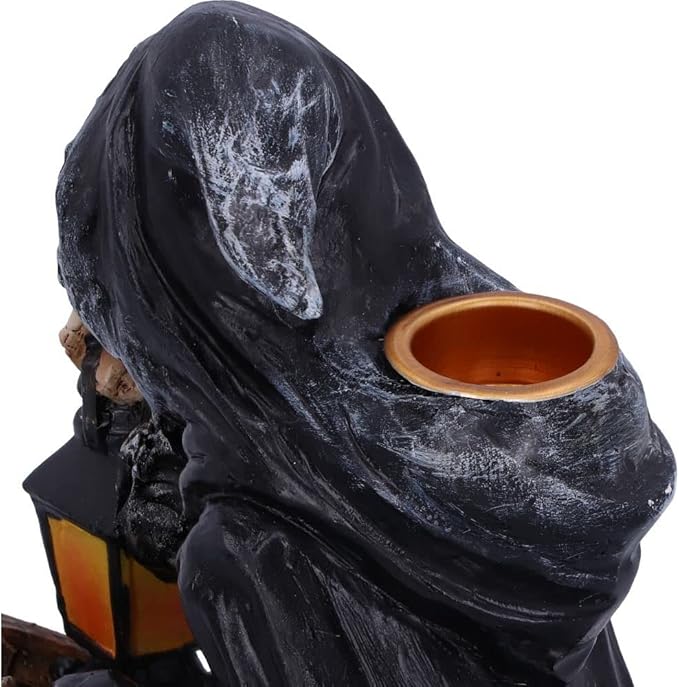 Nemesis Now Scent of the Styx Grim Reaper Backflow Incense Burner 16.6cm,Black
