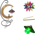 Solid Wood Moon Shape Hanging Backflow Incense Burner Waterfall Incense Holder, Aromatherapy Decoration Home Decoration Gift Decoration Statue