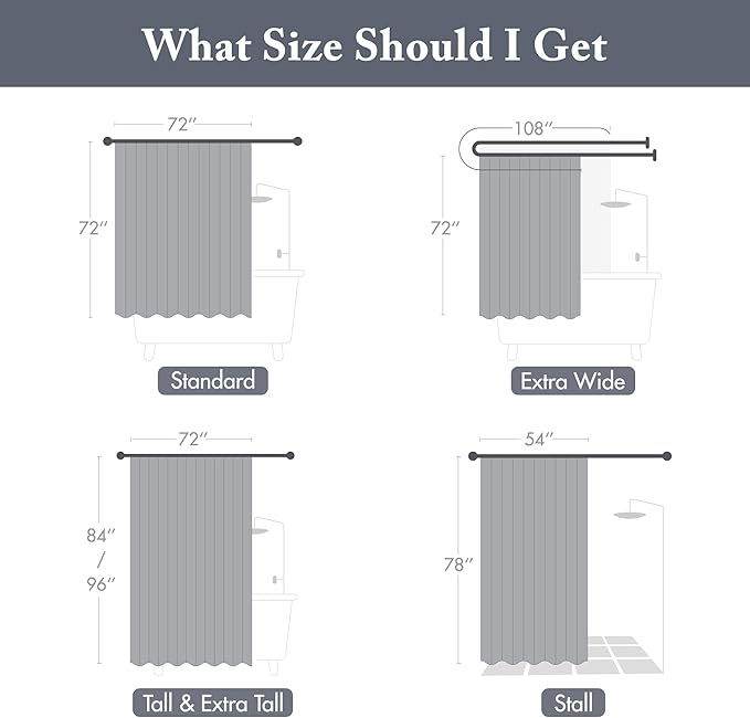 Madison Park Amherst Bathroom Shower Curtain Faux Silk Pieced Striped Modern Microfiber Bath Curtains, 72x72 Inches, Navy