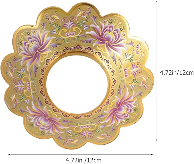 DECHOUS 3Pcs Buddha Incense Burner Bowl Covers Ash Holder Vintage Buddha Incense Bowl Ash Guard for Incense Burner Supplies Buddha Incense Bowl Ash