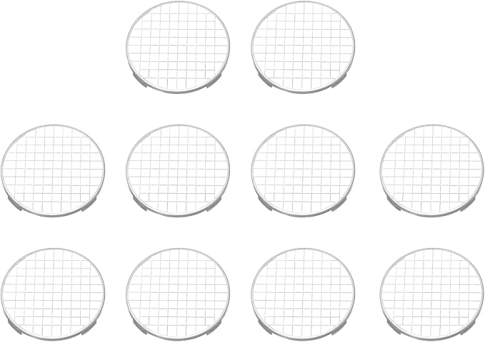 PATIKIL 10Pcs Incense Burner Pads, 6cm Stainless Steel Web Shape Burner Mesh Screen Use for Yoga Spa Room Home Office