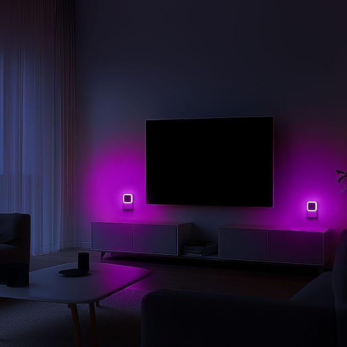 Sujeet Night Light, Night Lights Plug into Wall 8-Pack, Nightlight Plug in Night Light, Dusk to Dawn Night Lamp Led (Pink)