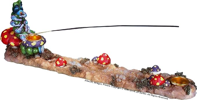 Alice Wonderland Catapillar Magic Mushrooms Stick Cone Incense Ashcatcher Burner by Nose Desserts Brand