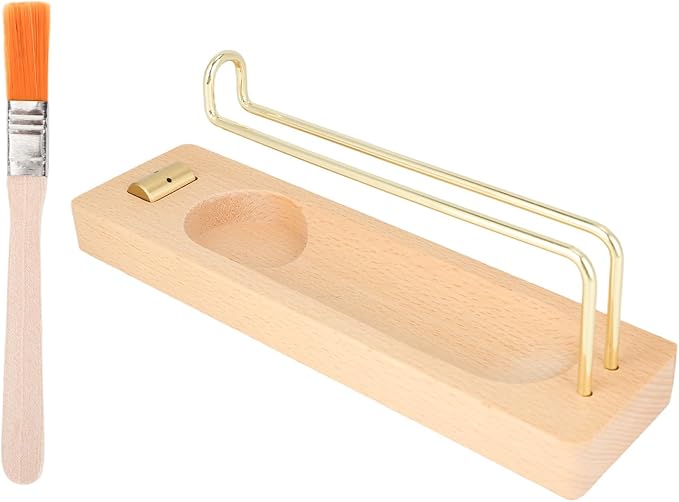 4 in 1 Palo Santo Sage Burner Holder, Wood Incense Sticks & Candle Holder & Brush Sage Burning Stand for Yoga Meditation Spiritual Altar Gift Home Supplies Decor