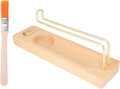 4 in 1 Palo Santo Sage Burner Holder, Wood Incense Sticks & Candle Holder & Brush Sage Burning Stand for Yoga Meditation Spiritual Altar Gift Home Supplies Decor