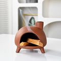 Handmade Ceramic Palo Santo Holder Burner - Mini Chimenea Incense Dish for Palo Santo and Sticks .Sage Holder for for Aromatherapy, Yoga, Meditation Gift and Home Decor (Yellow)