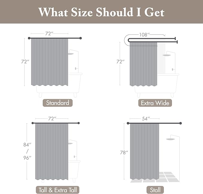 Madison Park Amherst Bathroom Shower Curtain Faux Silk Pieced Striped Modern Microfiber Bath Curtains, 72x84 Inches, Natural
