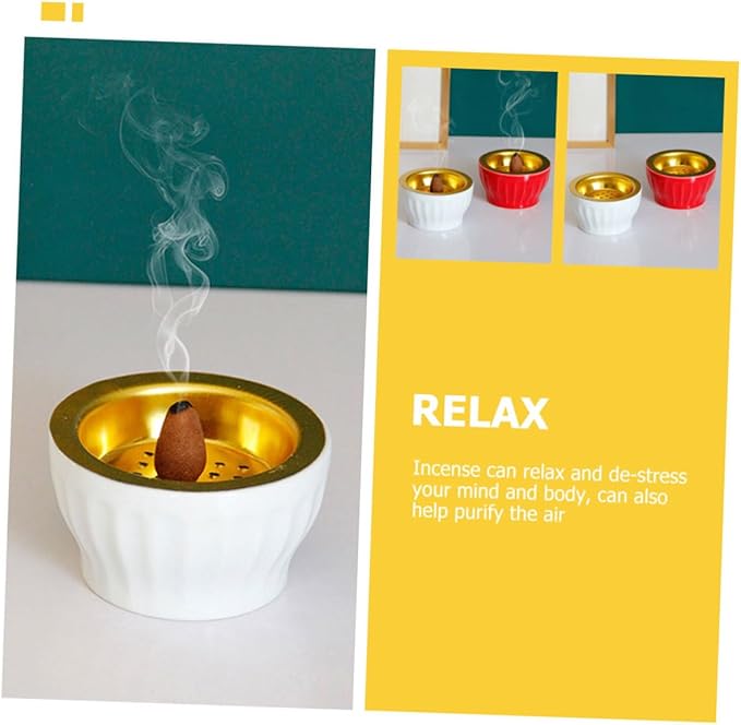Zerodeko Retro Style Incense Burner Incense Holders for Sticks Japanese Style Home Decor Desktop Burner Ornament
