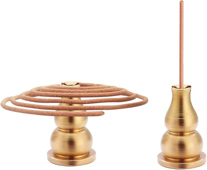 Brass Incense Burner, Incense Cone Holder, Coil Incense Holder, Incense Stick Holder, 3 Styles.