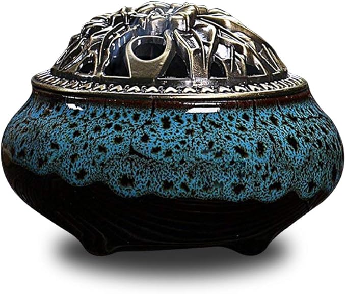 Ceramic Home Decoration Incense Sticks or Cones Burner Porcelain Incense Holder
