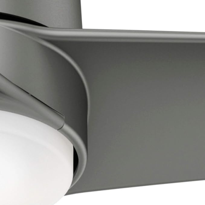 Hunter Havoc, Outdoor or Indoor, Ceiling Fan, Quiet, 54 inch, Matte Silver