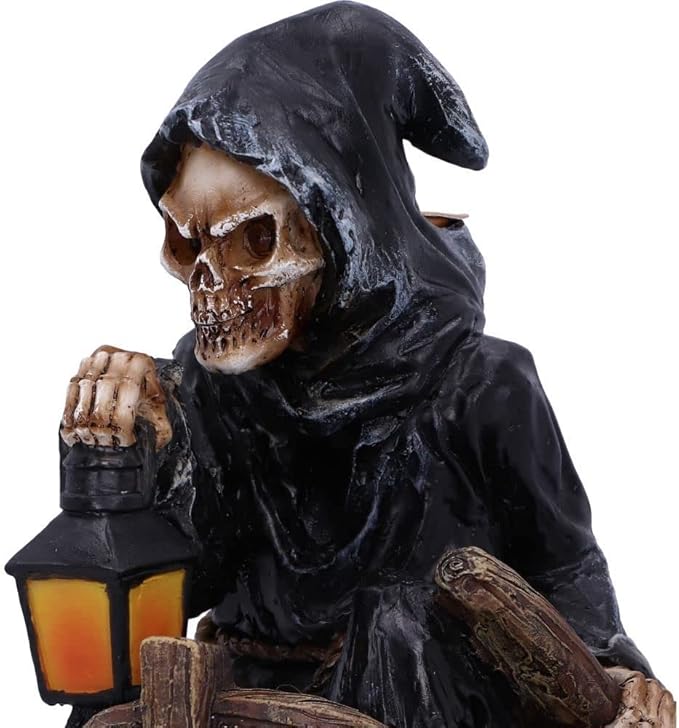 Nemesis Now Scent of the Styx Grim Reaper Backflow Incense Burner 16.6cm,Black