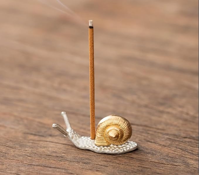 2Pcs Snail Shaped Incense Holder, Vintage Style, Animal Shaped Home Vintage Incense Holders