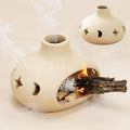 Handmade Ceramic Palo Santo Holder – 4-in-1 Incense Burner for Smudging, Meditation, Aromatherapy, Relaxation & Home Decor
