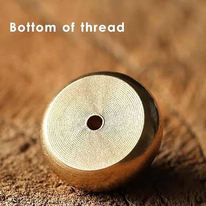 3Pcs Mini Brass Incense Holder, Incense Cone Holder, Portable Coil Incense Holder, Incense Stick Holder for Home Office Teahouse, Water Drop Shape