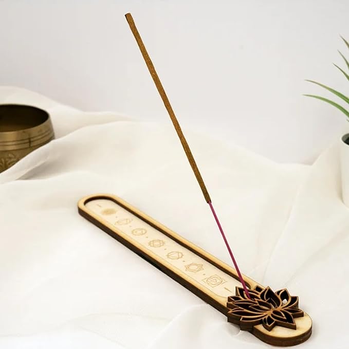 Incense Holder, Ash Catcher, Meditation Accessories, Spiritual Ornaments, Enhance Meditation Yoga Meditation Spa Room Decoration(Lotus)