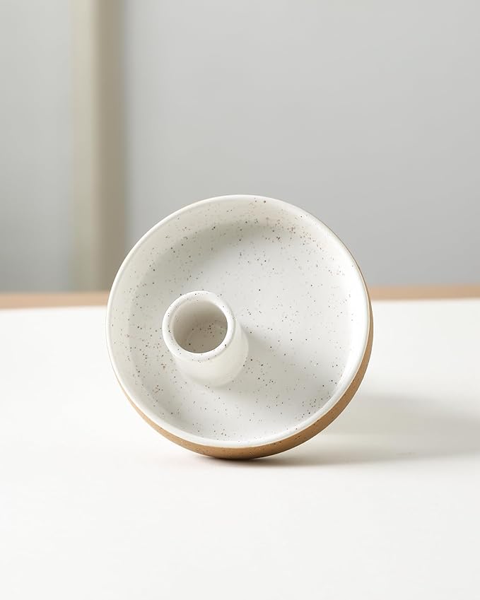 Palo Santo Holder, Ceramic Incense Holder for Palo Santo Sticks, Scent Wood Stand and Ash Catcher, Simple, Sturdy and Well Made Incense Burner, Modern Terracotta
