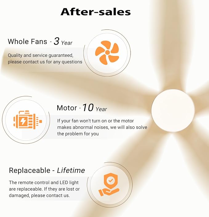 LEDLUX 60" Ceiling Fan with Light – Remote Control, Solid Wood, Quiet Reversible DC Motor, Light Oak/Gold Finish, Includes 4.5"/12" Downrods, Noiseless Ceiling Fan for Bedroom, Living Room, Porch